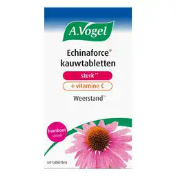 Etos A.Vogel Echinaforce Sterk** + Vitamine C Weerstand1* Kauwtabletten 60 stuks aanbieding