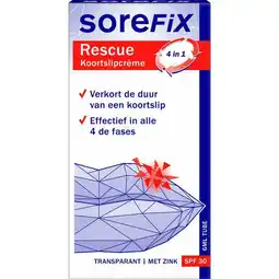 Etos SoreFix Rescue Op Zink Gebaseerde Koortslipcrème 6 ML aanbieding