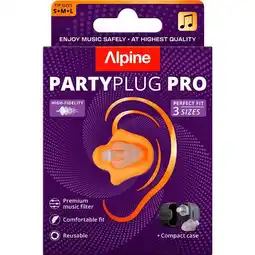 Etos Alpine PartyPlug Pro Oordoppen Transparant 1 Paar aanbieding