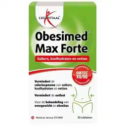 Trekpleister Lucovitaal Obesimed Max Forte Tabletten aanbieding