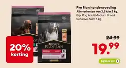 Pets Place Pro plan hondenvoeding aanbieding