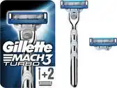 Bol.com Gillette Mach3 Turbo Scheerapparaat en 2 navullingen aanbieding