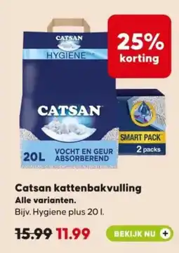 Pets Place Catsan kattenbakvulling aanbieding