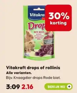 Pets Place Vitakraft drops of rollinis aanbieding