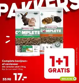 Pets Place Complete konijnen of caviavoer aanbieding