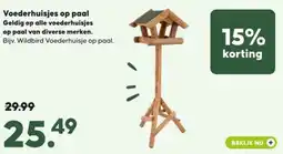 Pets Place Voederhuisjes op paal aanbieding