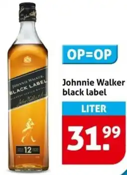 Hoogvliet Johnnie Walker black label aanbieding