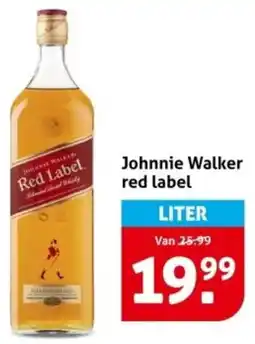 Hoogvliet Johnnie Walker red label aanbieding