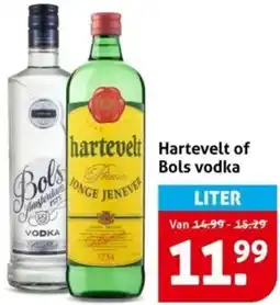 Hoogvliet hartevelt Hartevelt of Bols vodka aanbieding