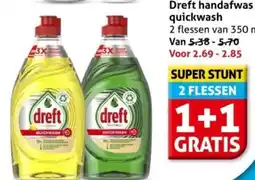 Hoogvliet Dreft handafwas quickwash aanbieding