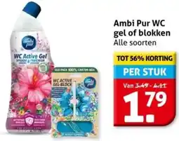 Hoogvliet Ambi Pur WC gel of blokken aanbieding