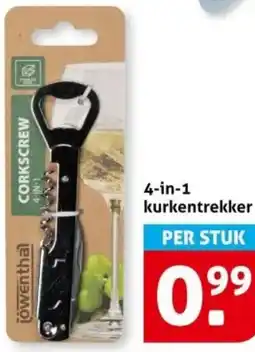 Hoogvliet 4-in-1 kurkentrekker aanbieding