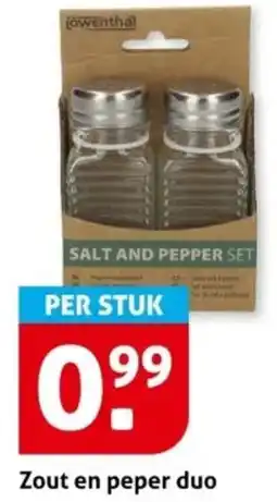 Hoogvliet Zout en peper duo aanbieding