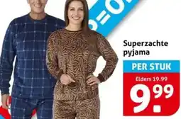 Hoogvliet Superzachte pyjama aanbieding