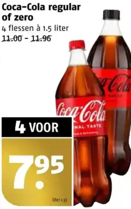Poiesz Coca-Cola regular of zero aanbieding