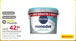 Praxis Histor monodek aanbieding