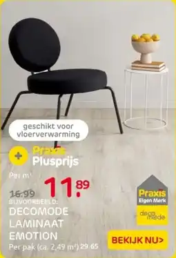 Praxis Decomode laminaat emotion aanbieding