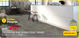 Praxis Decomode pvc vloer tegel sense aanbieding