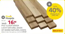 Praxis PVC vloer garda licht naturel eiken of warm naturel eiken aanbieding