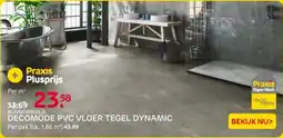 Praxis Decomode PVC vloer tegel dynamic aanbieding