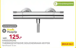 Praxis Hansgrohe Thermostatische Douchekraan Myfox aanbieding