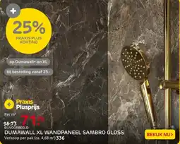 Praxis Dumawall XL Wandpaneel Sambro Gloss aanbieding