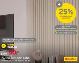 Praxis Cando Acoustic Zand aanbieding