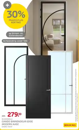 Praxis Cando Binnendeur Edge Modern AA02 aanbieding