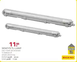 Praxis Sencys TL Lamp aanbieding