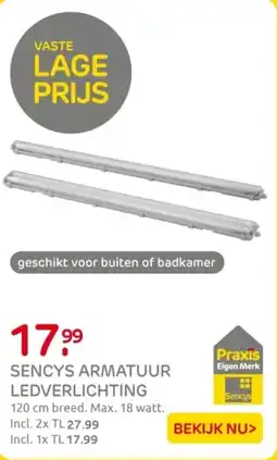 Praxis Sencys Armatuur Ledverlichting aanbieding