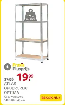 Praxis Atlas Opbergrek Optima aanbieding