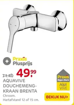 Praxis Aquavive Douchemengkraan Brenta aanbieding