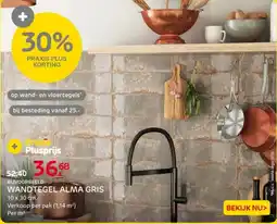 Praxis Wandtegel Alma Gris aanbieding