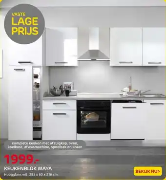 Praxis Keukenblok Maya aanbieding