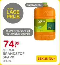Praxis Qlima Brandstof Spark aanbieding