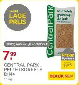 Praxis Central Park Pelletkorrels Din+ aanbieding