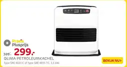 Praxis Qlima petroleumkachel aanbieding