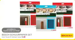 Praxis Bosch schuurpapier set aanbieding