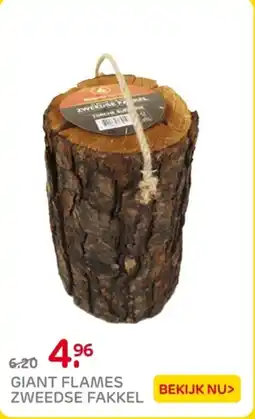 Praxis Giant Flames Zweedse Fakkel aanbieding