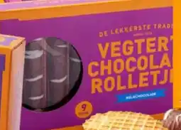 Poiesz Vegter's chocolade rolletjes aanbieding