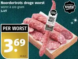 Poiesz Noordertrots droge worst aanbieding