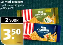 Poiesz LU mini crackers aanbieding