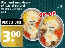 Poiesz Westland rundvlees of luxe ei schotel aanbieding