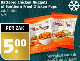 Poiesz Battered Chicken Nuggets of Southern Fried Chicken Pops aanbieding