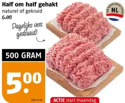 Poiesz Half om half gehakt aanbieding