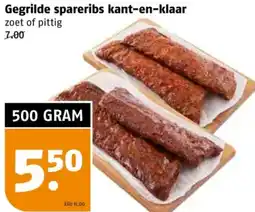 Poiesz Gegrilde spareribs kant-en-klaar aanbieding