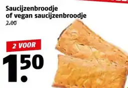 Poiesz Saucijzenbroodje of vegan saucijzenbroodje aanbieding