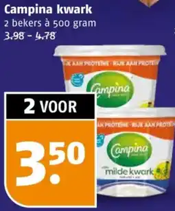 Poiesz Campina kwark aanbieding