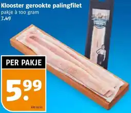 Poiesz Klooster gerookte palingfilet aanbieding