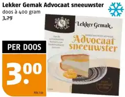 Poiesz Lekker Gemak Advocaat sneeuwster aanbieding